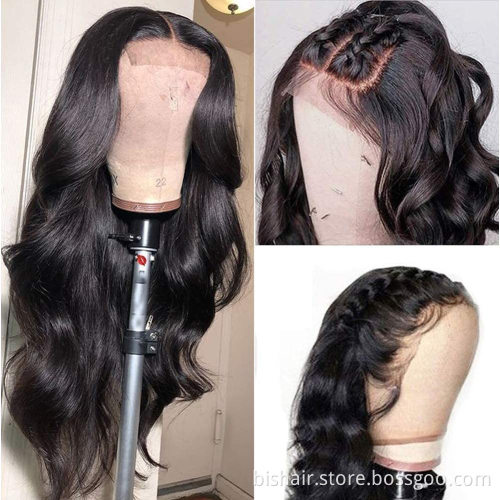 4x4 Body Wave Lace Opening and Closing Real Hair Wig Brazilian Lace Front Wig Real Human Hair Suitable for Women 150% Density